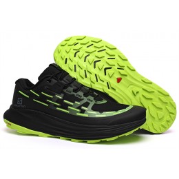 Salomon Ultra Glide Trail Running In Black Fluorescent Green Shoes For Men