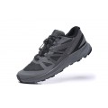 Salomon Vibe Trail Runners Sense Ride In Deep Gray Shoe For Men