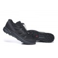 Salomon Vibe Trail Runners Sense Ride In Full Black Shoe For Men