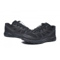 Salomon Vibe Trail Runners Sense Ride In Full Black Shoe For Men