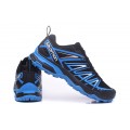 Salomon X ULTRA 3 GTX Waterproof In Black Blue Shoe For Men
