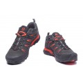 Salomon X ULTRA 3 GTX Waterproof In Gray Orange Shoe For Men