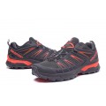 Salomon X ULTRA 3 GTX Waterproof In Gray Orange Shoe For Men