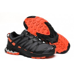 Salomon XA PRO 3D Trail Running In Gray Black Orange Shoes For Men
