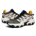 Salomon XA Pro Street Sneakers In Army Green White Shoes For Men