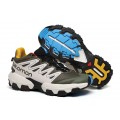 Salomon XA Pro Street Sneakers In Army Green White Shoes For Men