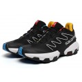 Salomon XA Pro Street Sneakers In Black White Yellow Shoes For Men