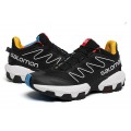 Salomon XA Pro Street Sneakers In Black White Yellow Shoes For Men