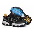 Salomon XA Pro Street Sneakers In Black White Yellow Shoes For Men