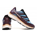 Salomon XT-4 Advanced Unisex Sportstyle In Blue Brown Shoes For Men