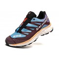 Salomon XT-4 Advanced Unisex Sportstyle In Blue Brown Shoes For Men