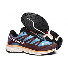 Salomon XT-4 Advanced Unisex Sportstyle In Blue Brown Shoes For Men