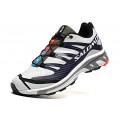 Salomon XT-4 Advanced Unisex Sportstyle In Blue Gray Black Shoes For Men