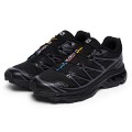 Salomon XT-6 Advanced Unisex Sportstyle In Black Dark Gray Shoes For Men