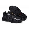 Salomon XT-6 Advanced Unisex Sportstyle In Black Dark Gray Shoes For Men
