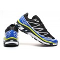 Salomon XT-6 Advanced Unisex Sportstyle In Black White Blue Shoes For Men