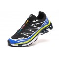 Salomon XT-6 Advanced Unisex Sportstyle In Black White Blue Shoes For Men