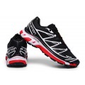 Salomon XT-6 Advanced Unisex Sportstyle In Black White Red Shoes For Men