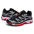 Salomon XT-6 Advanced Unisex Sportstyle In Black White Red Shoes For Men
