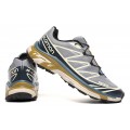 Salomon XT-6 Advanced Unisex Sportstyle In Gray Blue Shoes For Men