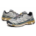 Salomon XT-6 Advanced Unisex Sportstyle In Gray Blue Shoes For Men