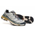 Salomon XT-6 Advanced Unisex Sportstyle In Gray Blue Shoes For Men