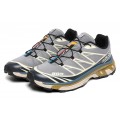 Salomon XT-6 Advanced Unisex Sportstyle In Gray Blue Shoes For Men