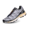 Salomon XT-6 Advanced Unisex Sportstyle In Gray White Shoes For Men