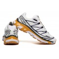 Salomon XT-6 Advanced Unisex Sportstyle In White Black Yellow Shoes For Men