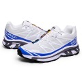 Salomon XT-6 Advanced Unisex Sportstyle In White Blue Shoes For Men