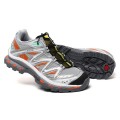 Salomon XT Quest Silver Gray Orange Shoes For Men