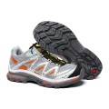 Salomon XT Quest Silver Gray Orange Shoes For Men