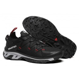 Salomon XT-Rush Unisex Sportstyle In Black Gray Shoes For Men