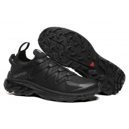 Salomon XT-Rush Unisex Sportstyle In Full Black Shoes For Men