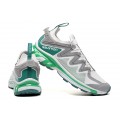 Salomon XT-Rush Unisex Sportstyle In White Gray Green Shoes For Men
