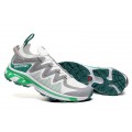 Salomon XT-Rush Unisex Sportstyle In White Gray Green Shoes For Men