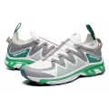 Salomon XT-Rush Unisex Sportstyle In White Gray Green Shoes For Men