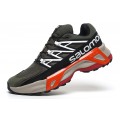 Salomon XT Street Black Green Orange Shoes For Men