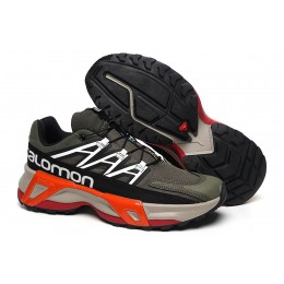 Salomon XT Street Black Green Orange Shoes For Men