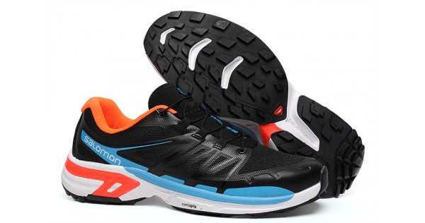 【お気にいる】 Salomon XT-Wings 2 Unisex Sportstyle In Black Blue Orange 靴