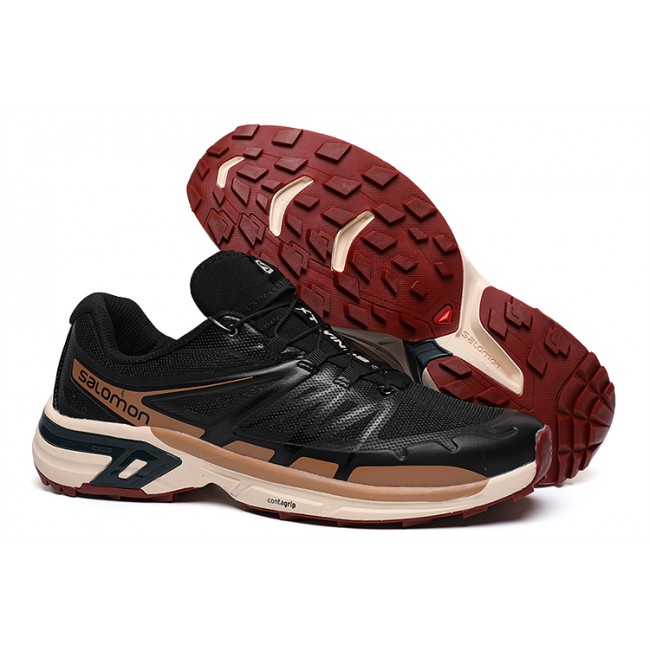 Salomon XT-Wings 2 Unisex Sportstyle In Black Brown Shoes For Men